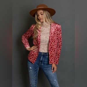 *SOLD* NWT Joyfolie | Louve Blazer | Red Floral